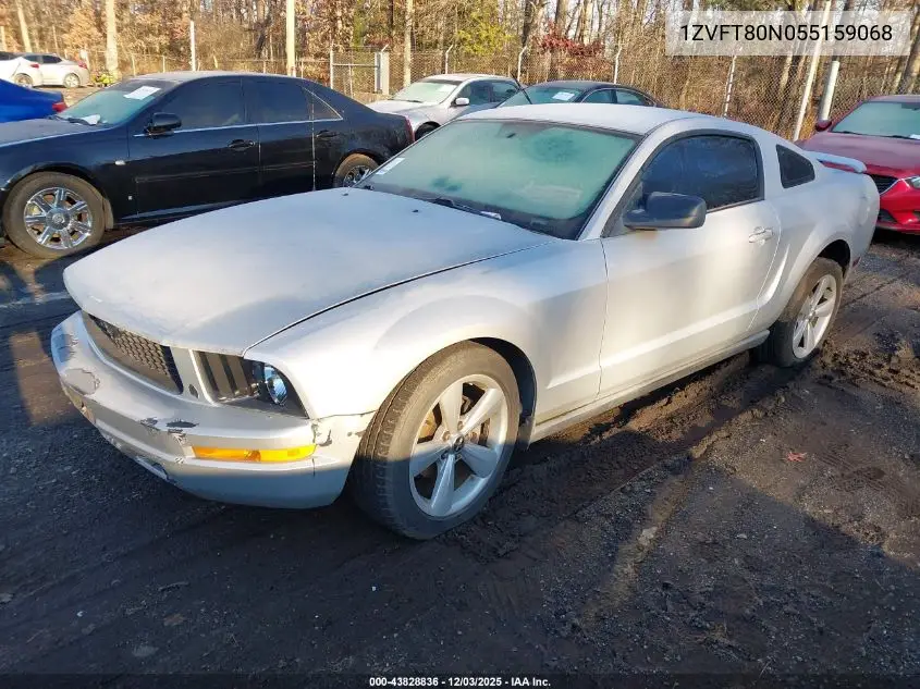 1ZVFT80N055159068 2005 Ford Mustang V6 Deluxe/V6 Premium