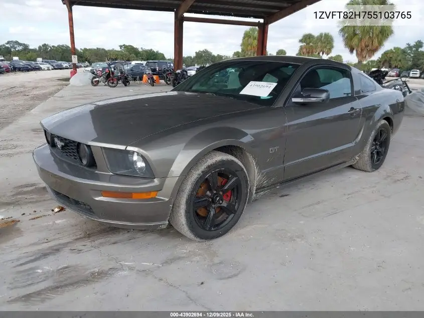 1ZVFT82H755103765 2005 Ford Mustang Gt Deluxe/Gt Premium