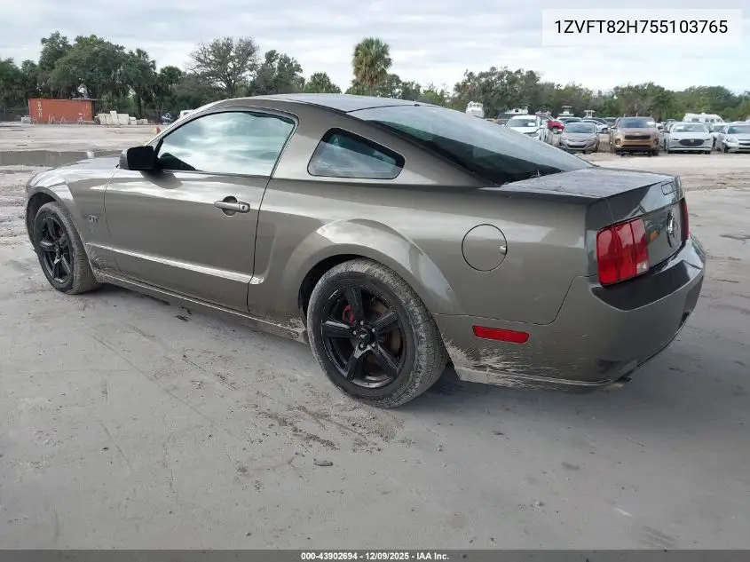 1ZVFT82H755103765 2005 Ford Mustang Gt Deluxe/Gt Premium