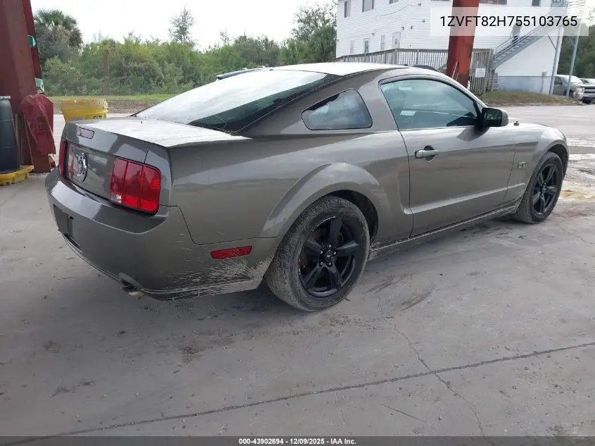 1ZVFT82H755103765 2005 Ford Mustang Gt Deluxe/Gt Premium