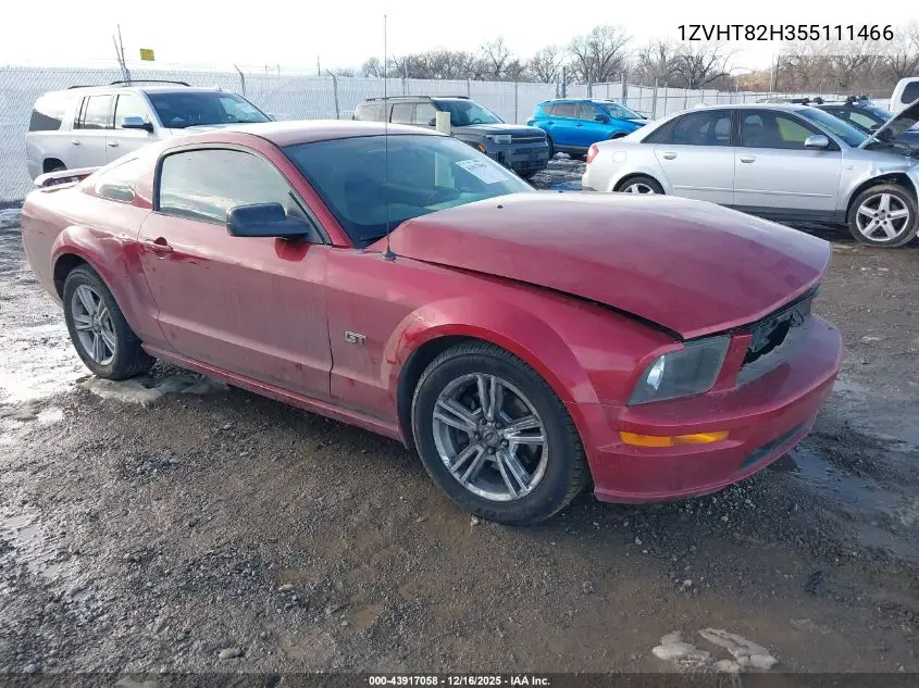 1ZVHT82H355111466 2005 Ford Mustang Gt Deluxe/Gt Premium