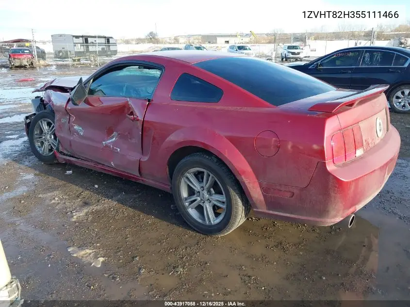1ZVHT82H355111466 2005 Ford Mustang Gt Deluxe/Gt Premium