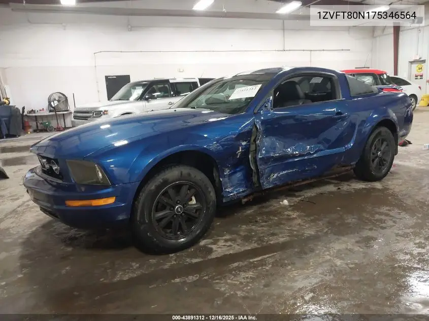1ZVFT80N175346564 2007 Ford Mustang V6 Deluxe/V6 Premium