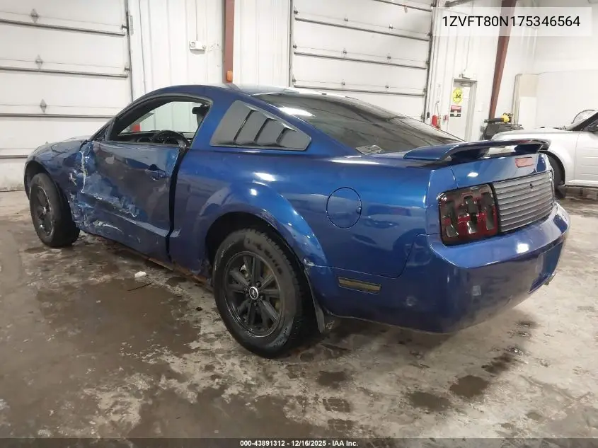 1ZVFT80N175346564 2007 Ford Mustang V6 Deluxe/V6 Premium