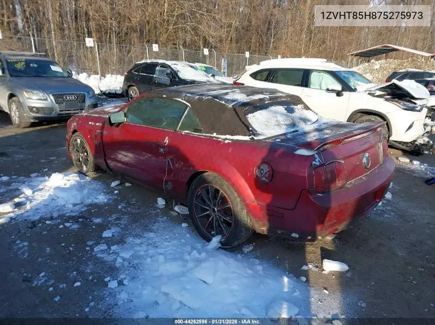 1ZVHT85H875275973 2007 Ford Mustang Gt Deluxe/Gt Premium