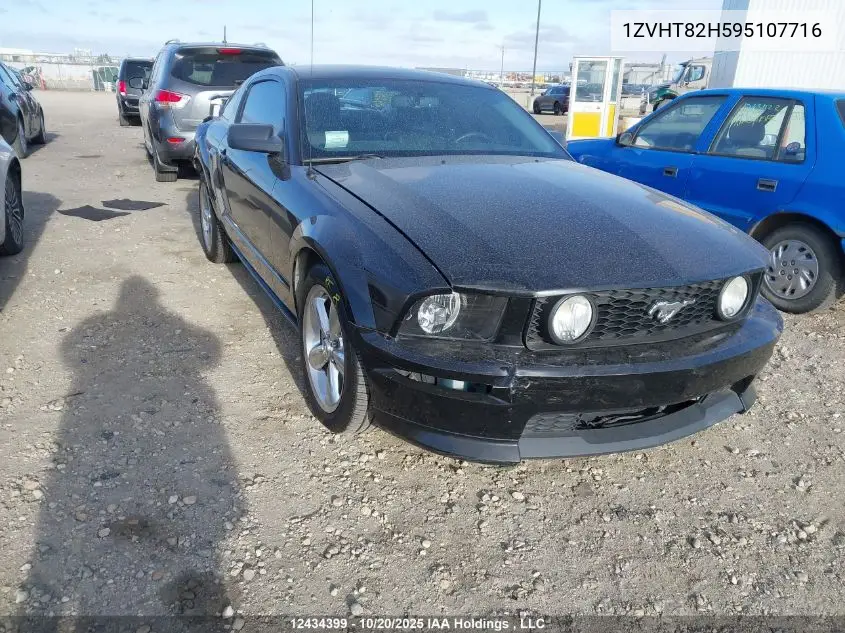 1ZVHT82H595107716 2009 Ford Mustang Gt