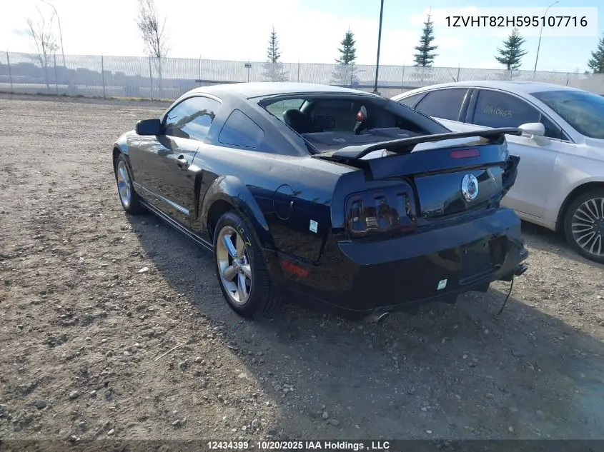 1ZVHT82H595107716 2009 Ford Mustang Gt