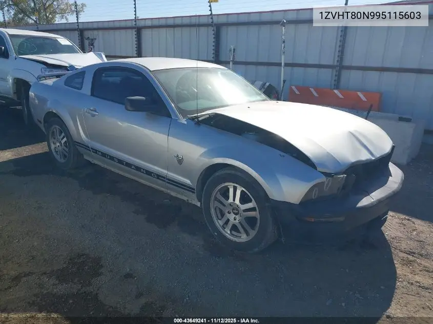1ZVHT80N995115603 2009 Ford Mustang V6/V6 Premium