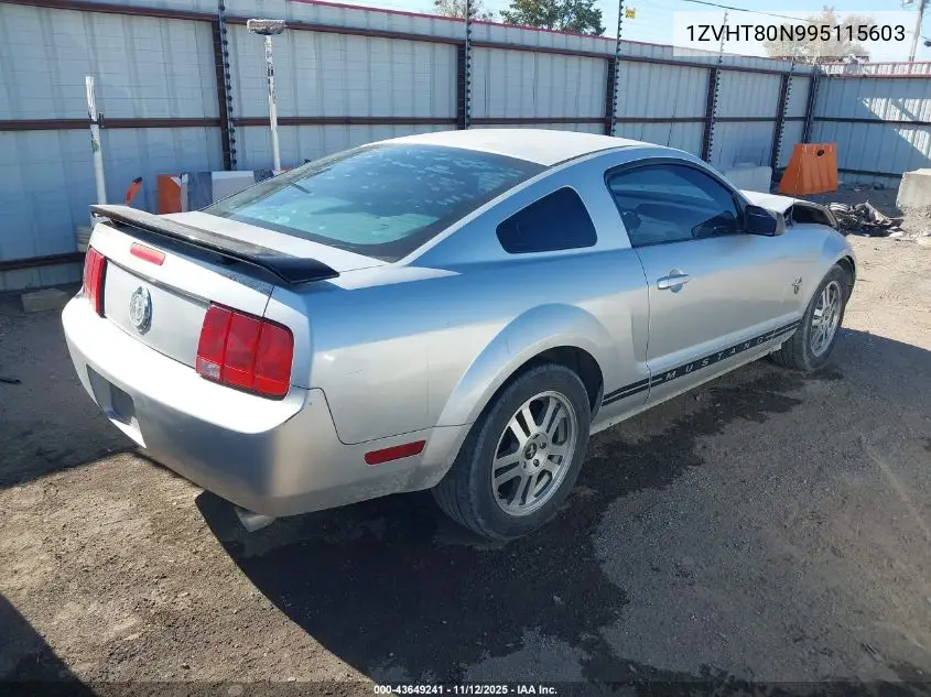 1ZVHT80N995115603 2009 Ford Mustang V6/V6 Premium