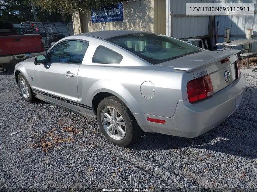1ZVHT80N695110911 2009 Ford Mustang V6/V6 Premium