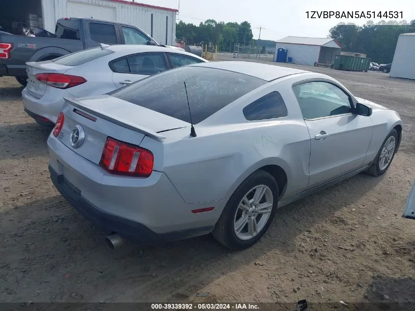 1ZVBP8AN5A5144531 2010 Ford Mustang V6