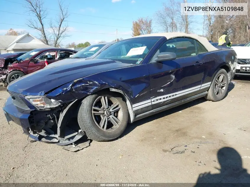1ZVBP8ENXA5109848 2010 Ford Mustang V6 Premium
