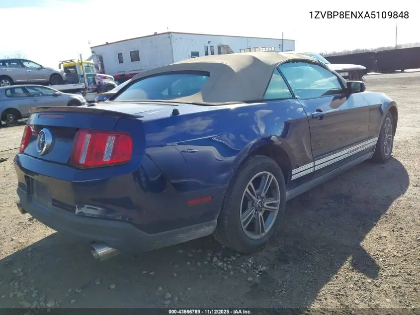 1ZVBP8ENXA5109848 2010 Ford Mustang V6 Premium
