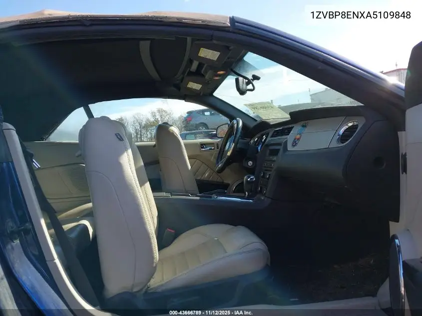1ZVBP8ENXA5109848 2010 Ford Mustang V6 Premium