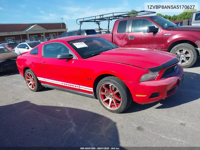 1ZVBP8AN5A5170627 2010 Ford Mustang V6/V6 Premium