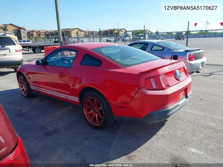 1ZVBP8AN5A5170627 2010 Ford Mustang V6/V6 Premium