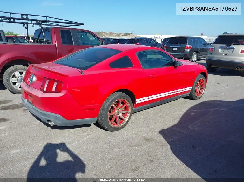1ZVBP8AN5A5170627 2010 Ford Mustang V6/V6 Premium
