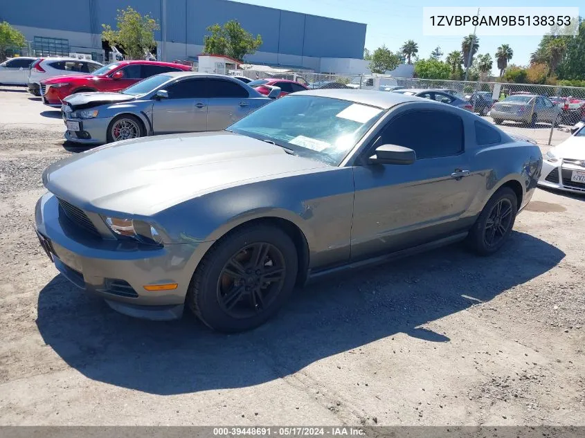 1ZVBP8AM9B5138353 2011 Ford Mustang V6