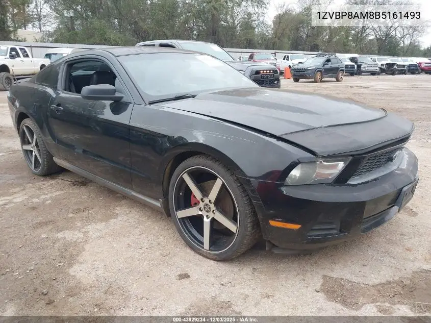 1ZVBP8AM8B5161493 2011 Ford Mustang V6 Premium