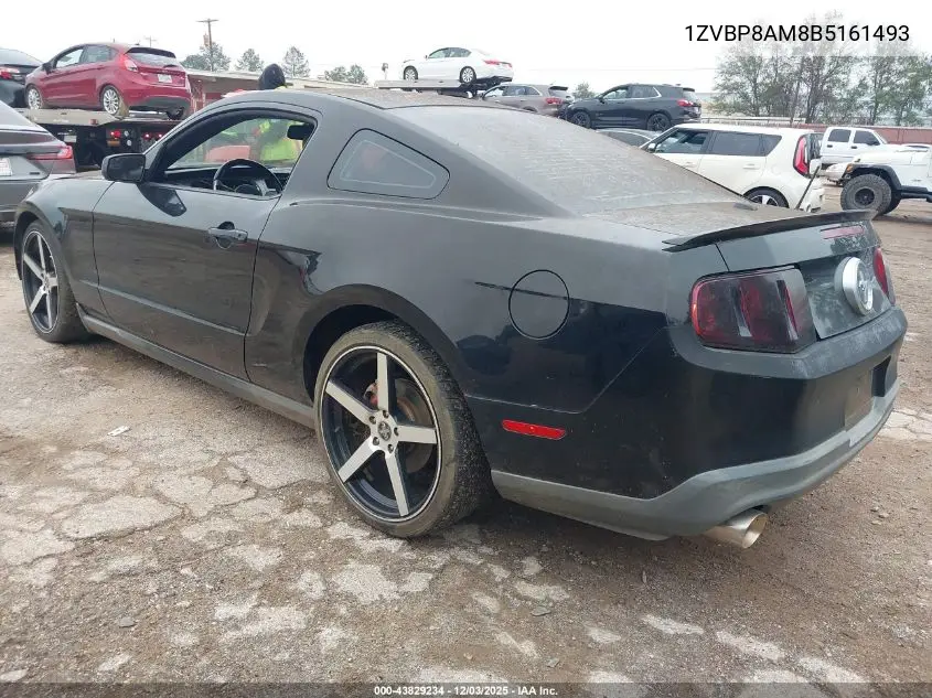 1ZVBP8AM8B5161493 2011 Ford Mustang V6 Premium