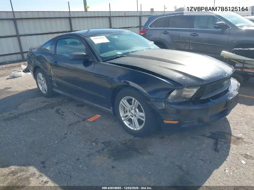 1ZVBP8AM7B5125164 2011 Ford Mustang V6
