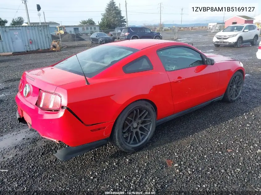 1ZVBP8AM1B5169127 2011 Ford Mustang V6