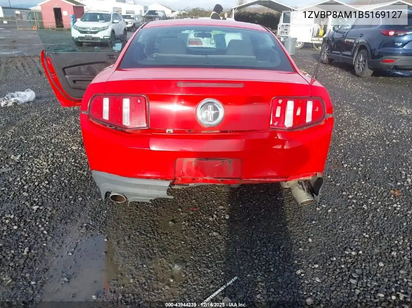 1ZVBP8AM1B5169127 2011 Ford Mustang V6