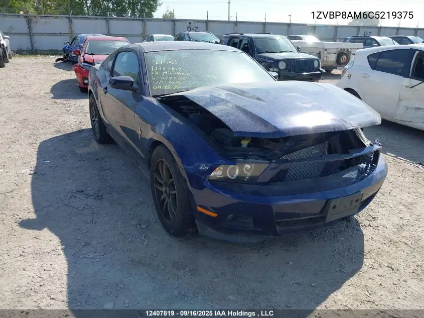 1ZVBP8AM6C5219375 2012 Ford Mustang