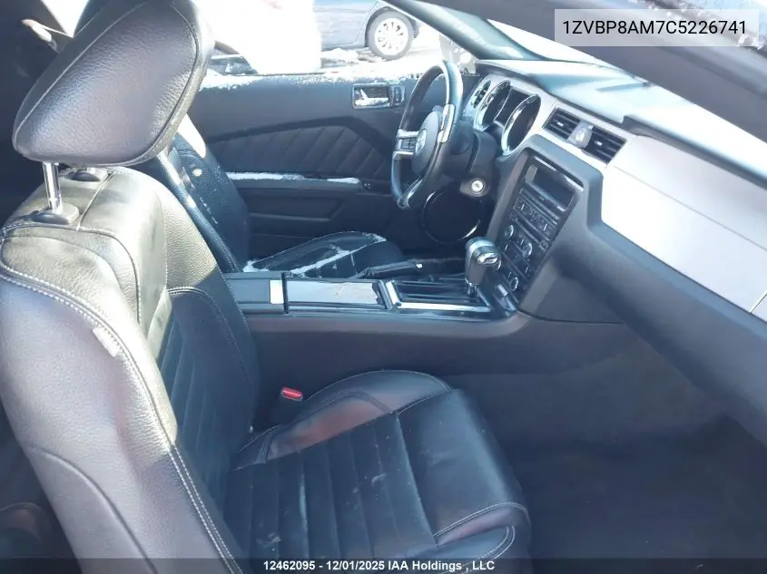 1ZVBP8AM7C5226741 2012 Ford Mustang V6 Premium