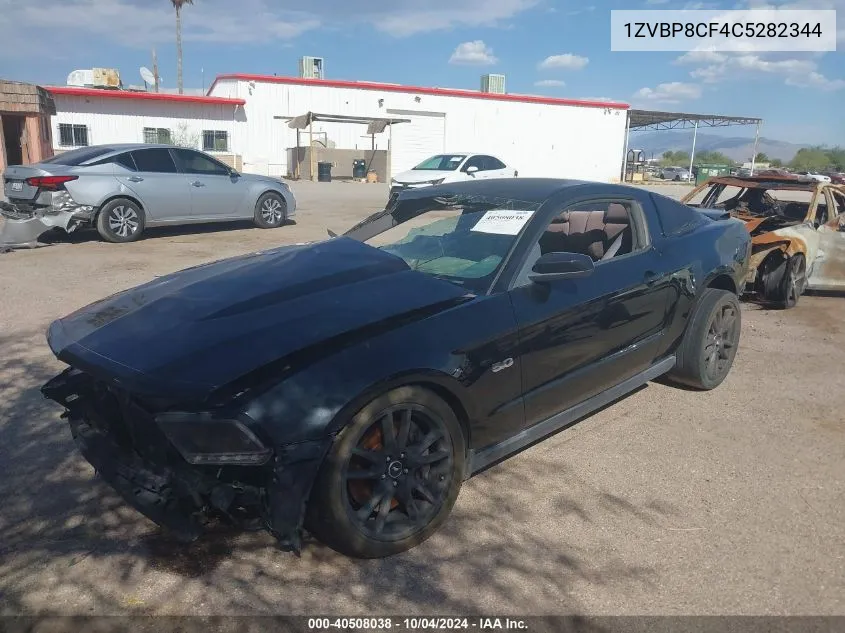 1ZVBP8CF4C5282344 2012 Ford Mustang Gt