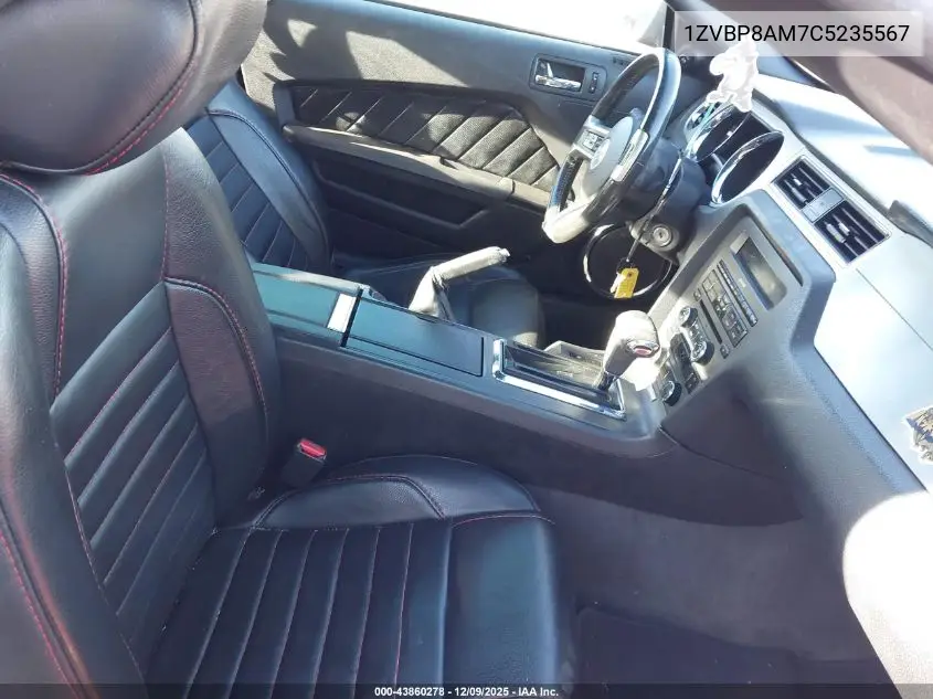 1ZVBP8AM7C5235567 2012 Ford Mustang V6 Premium