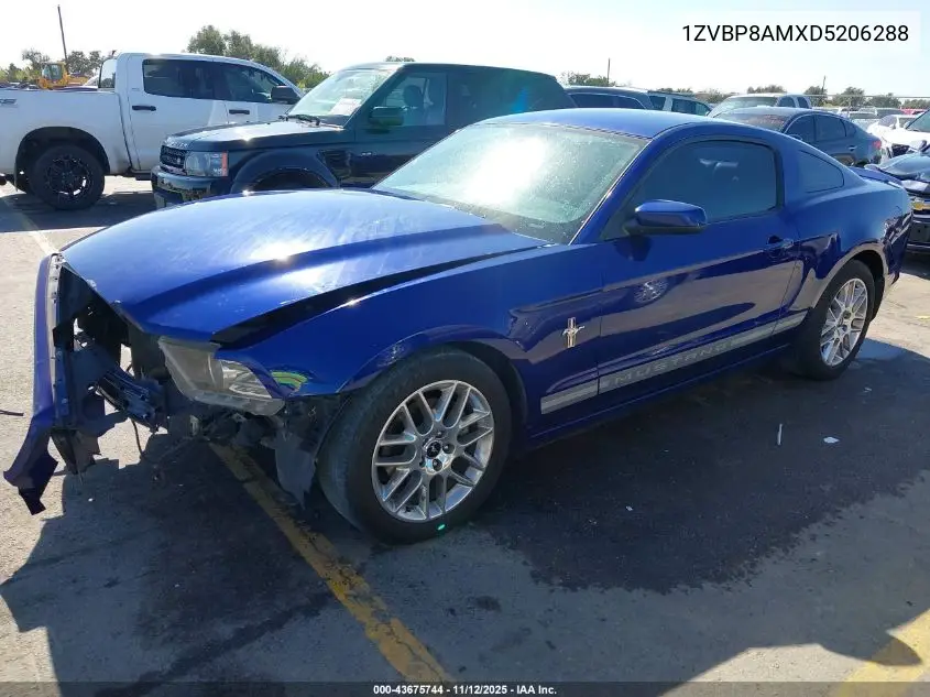 1ZVBP8AMXD5206288 2013 Ford Mustang V6 Premium