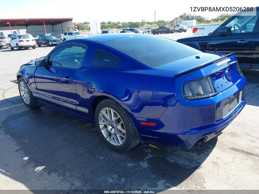 1ZVBP8AMXD5206288 2013 Ford Mustang V6 Premium