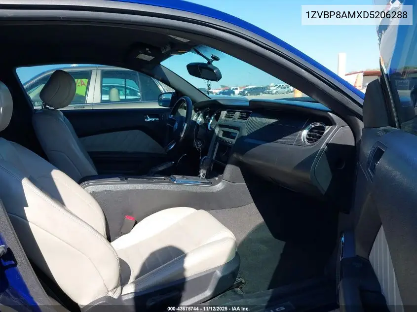 1ZVBP8AMXD5206288 2013 Ford Mustang V6 Premium