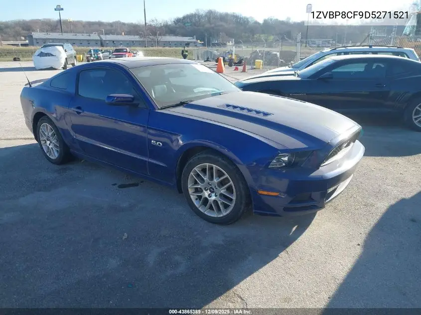 1ZVBP8CF9D5271521 2013 Ford Mustang Gt Premium