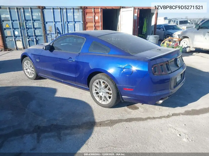 1ZVBP8CF9D5271521 2013 Ford Mustang Gt Premium