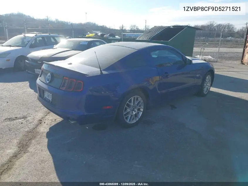 1ZVBP8CF9D5271521 2013 Ford Mustang Gt Premium