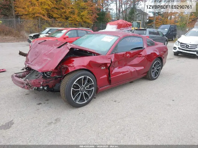 1ZVBP8CF1E5290761 2014 Ford Mustang Gt Premium