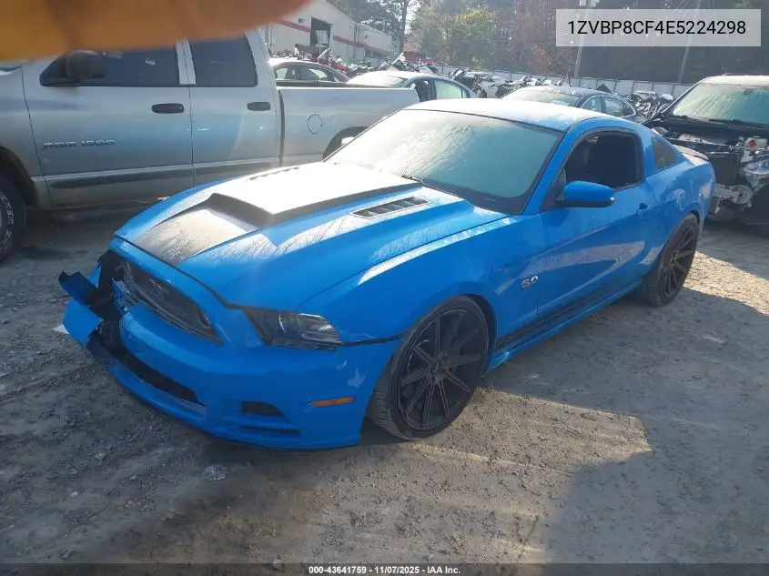 1ZVBP8CF4E5224298 2014 Ford Mustang Gt Premium