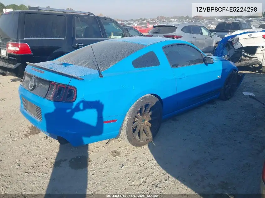 1ZVBP8CF4E5224298 2014 Ford Mustang Gt Premium
