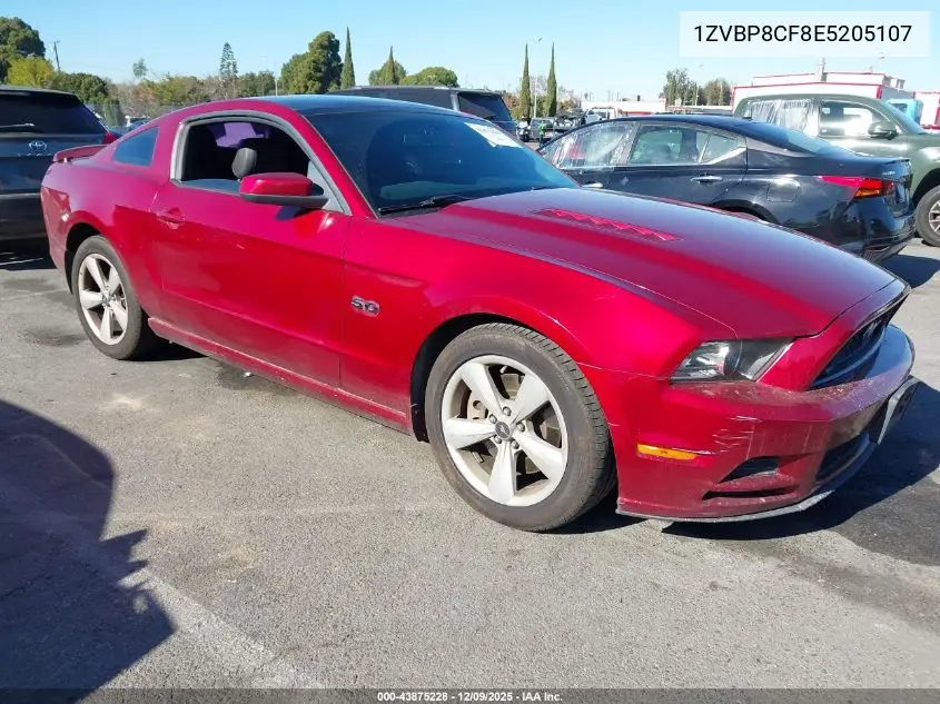 1ZVBP8CF8E5205107 2014 Ford Mustang Gt Premium