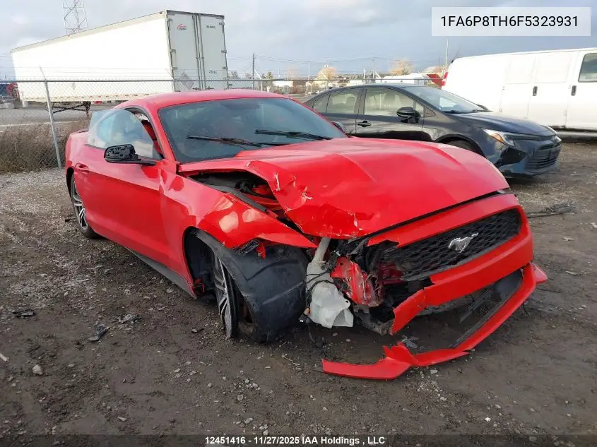1FA6P8TH6F5323931 2015 Ford Mustang