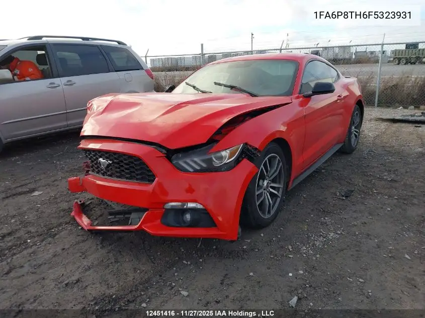 1FA6P8TH6F5323931 2015 Ford Mustang