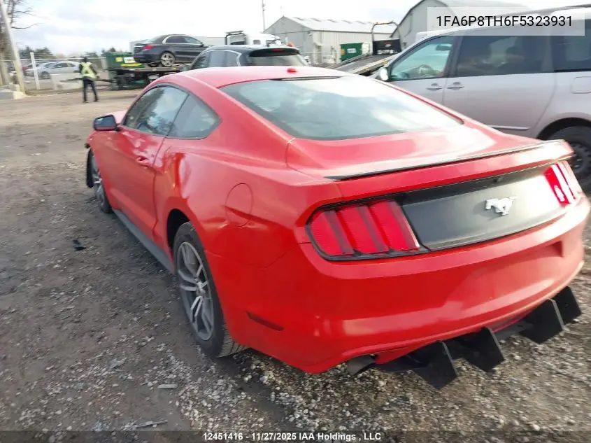 1FA6P8TH6F5323931 2015 Ford Mustang