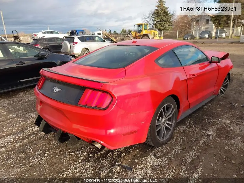 1FA6P8TH6F5323931 2015 Ford Mustang