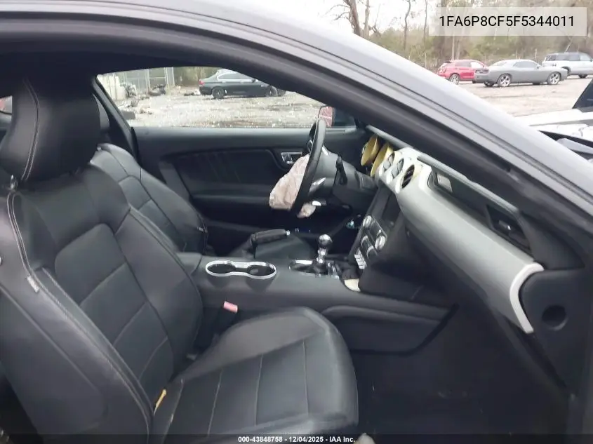 1FA6P8CF5F5344011 2015 Ford Mustang Gt Premium