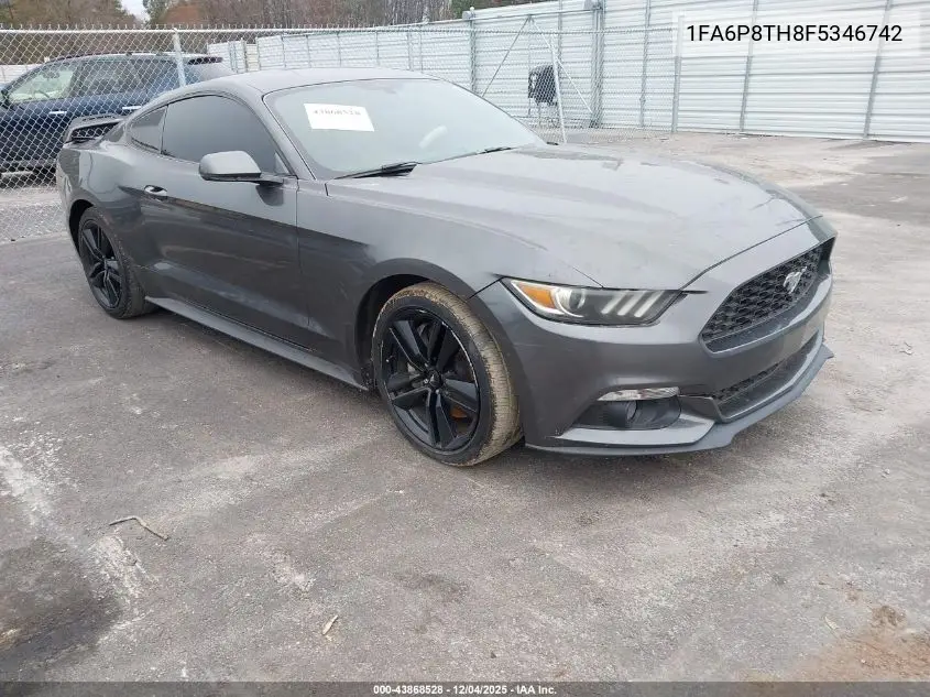 1FA6P8TH8F5346742 2015 Ford Mustang Ecoboost