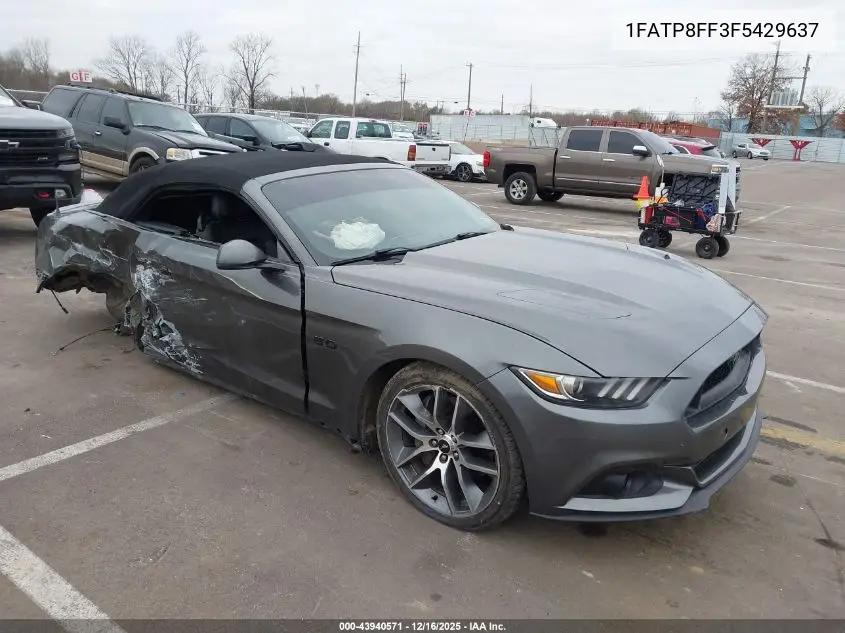 1FATP8FF3F5429637 2015 Ford Mustang Gt Premium