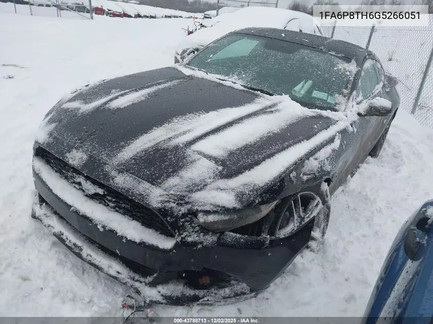 1FA6P8TH6G5266051 2016 Ford Mustang Ecoboost