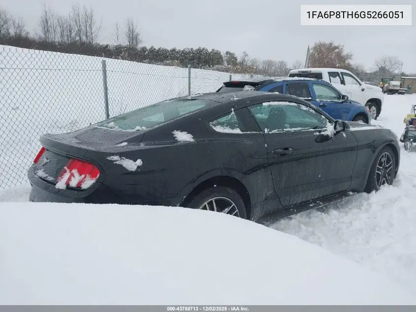 1FA6P8TH6G5266051 2016 Ford Mustang Ecoboost
